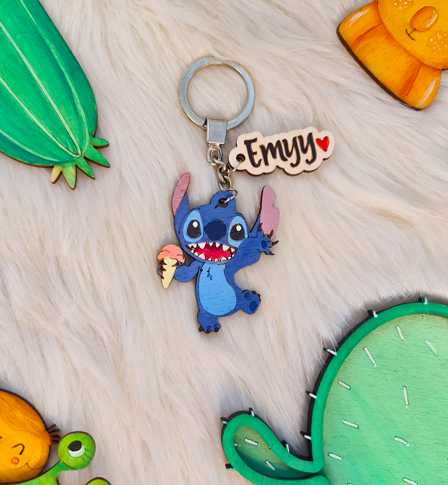 "Stitch"  Keychain