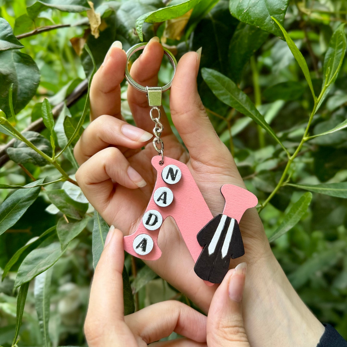 Name-Cap Graduation Keychain
