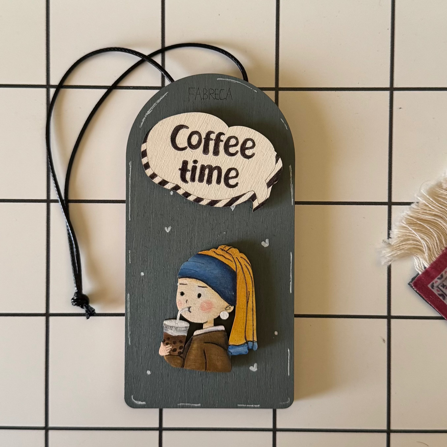 Door Hanger "Coffee time"