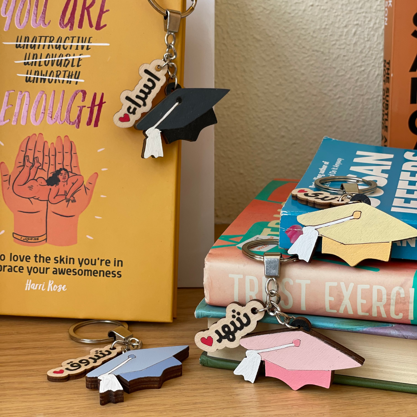 Graduation Cap Keychain