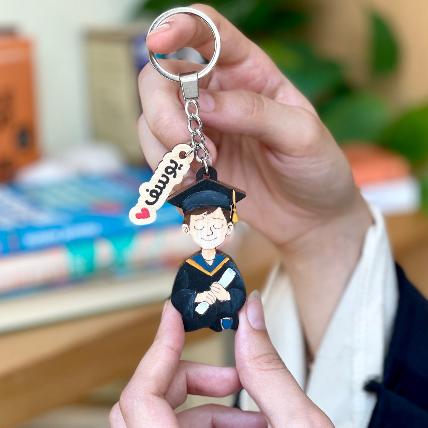 Keychain Character Graduation
