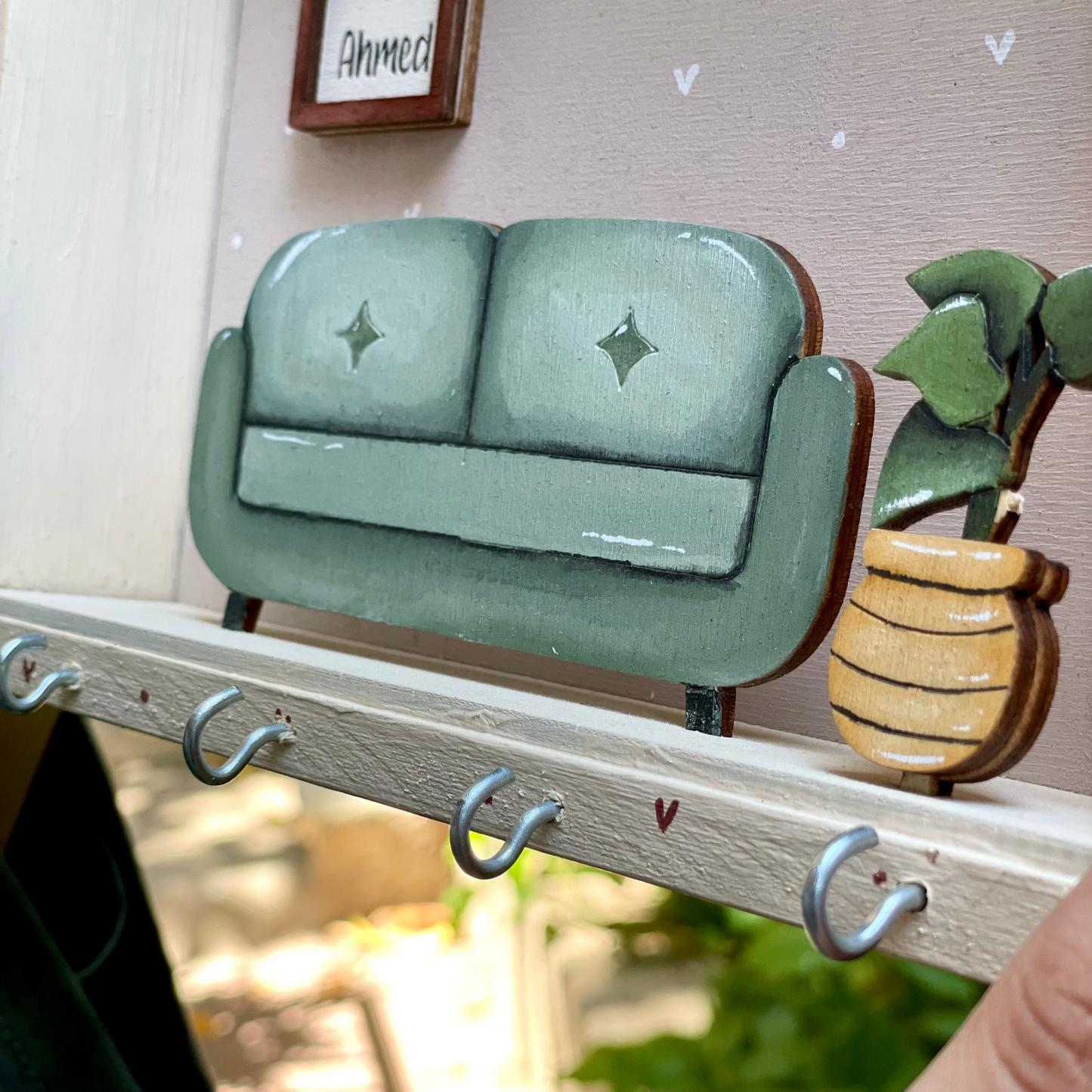 "Cat" Keychain Frame