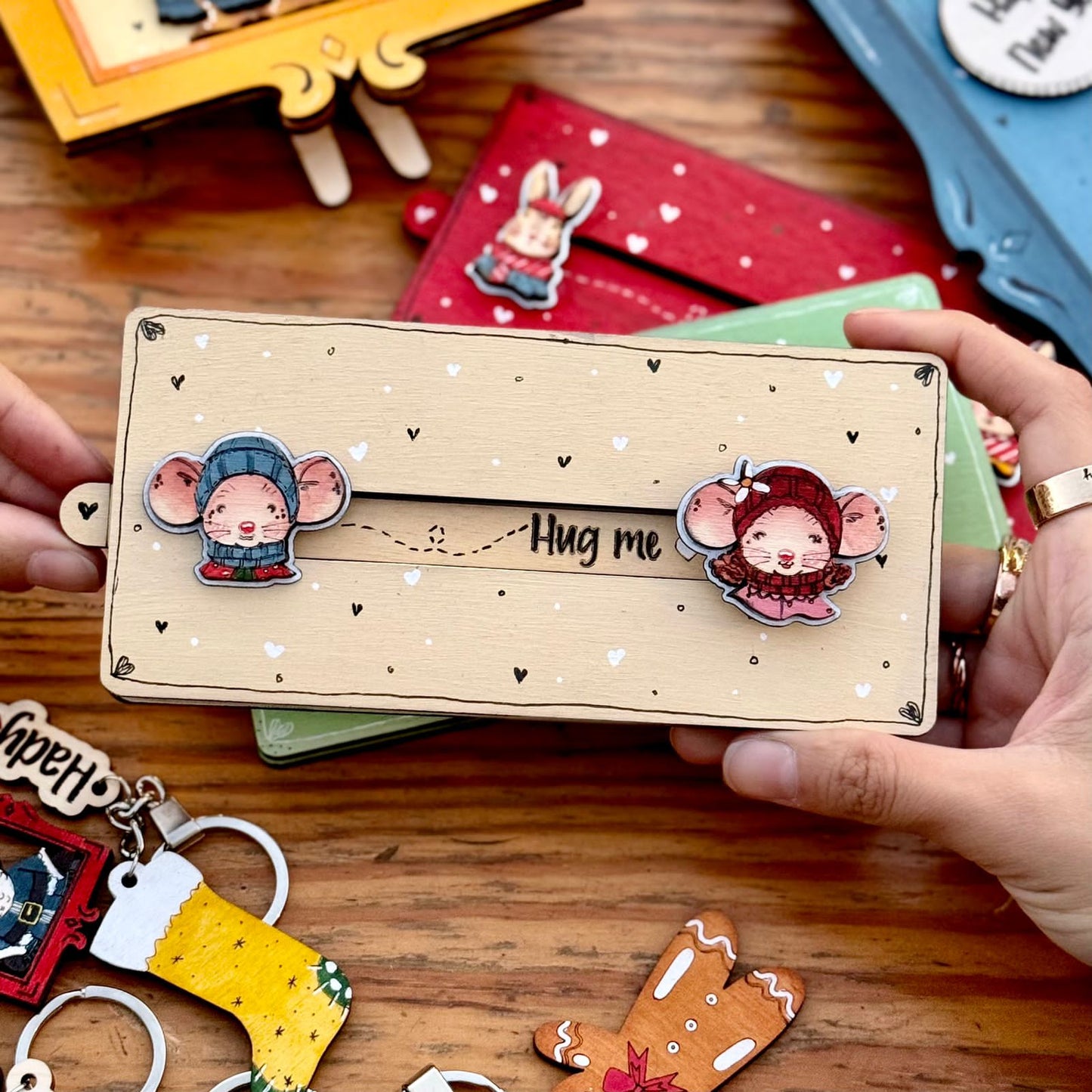 "Whisker & Mocha" Swipe card