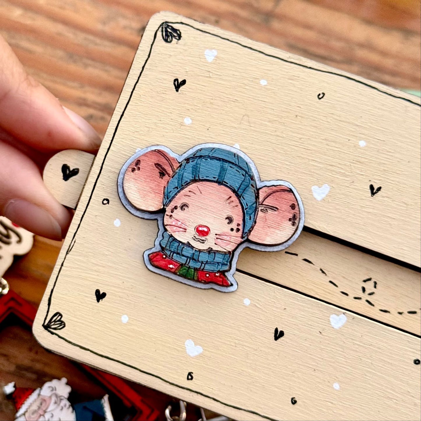 "Whisker & Mocha" Swipe card