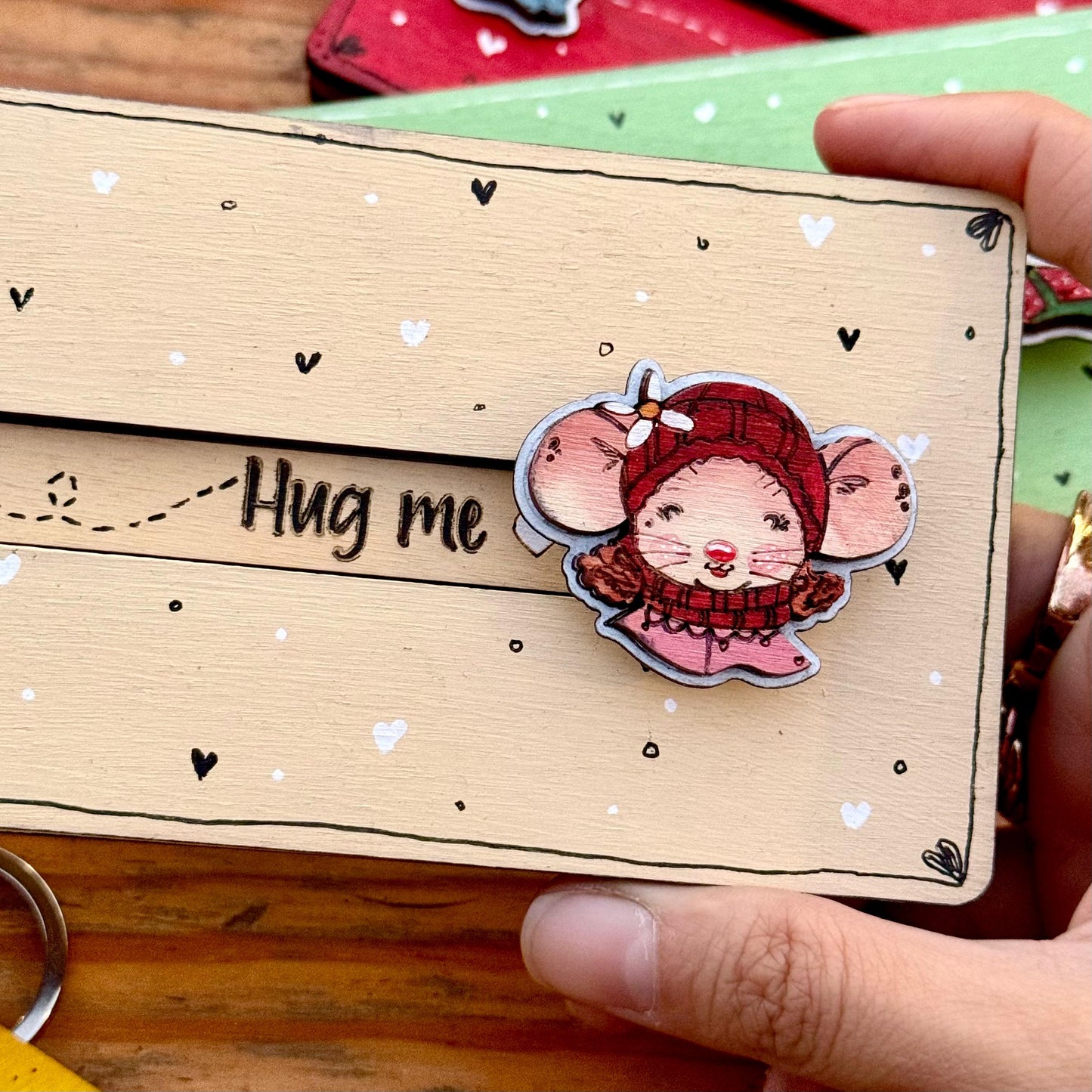 "Whisker & Mocha" Swipe card