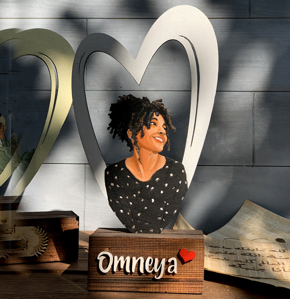 Stand Custom "heart shape".