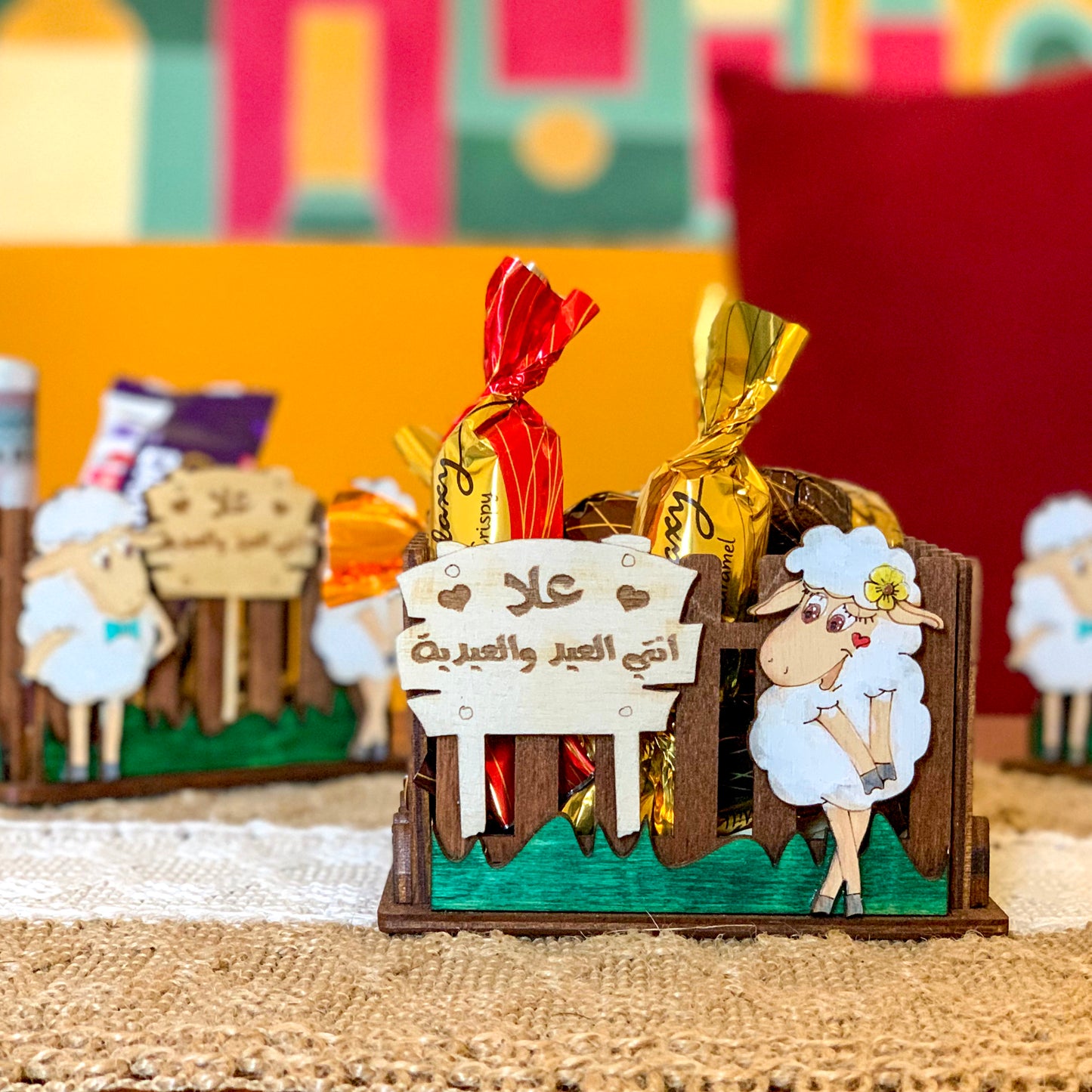 Wooden Sheep Box For Her