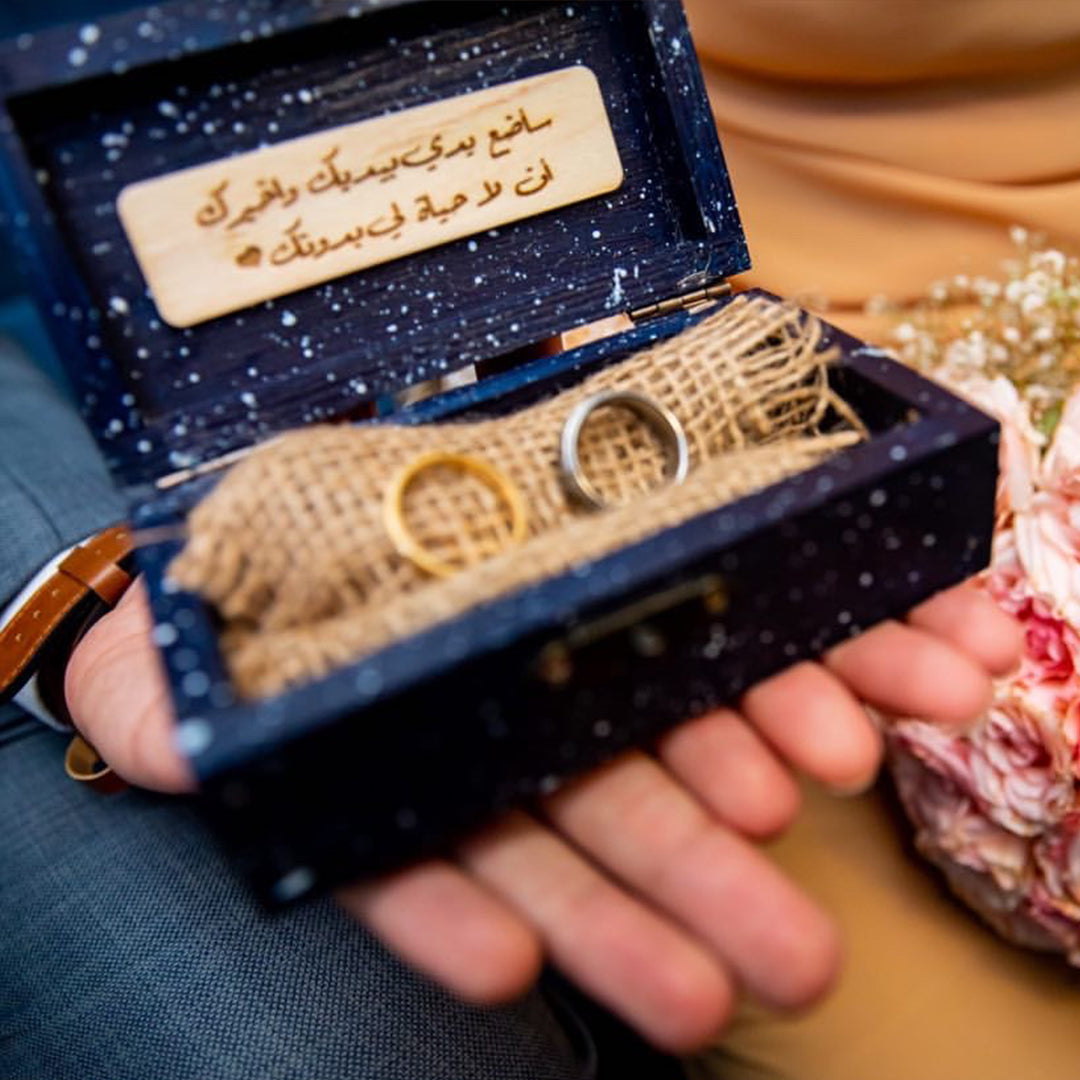 Box "Rings" Galaxy Midnight Blue.