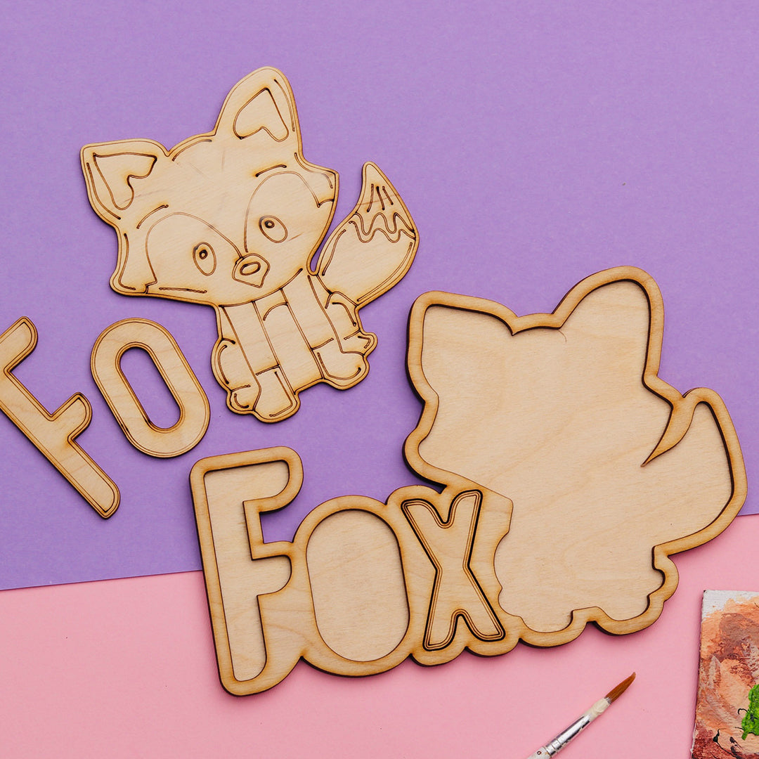 Letters puzzle for kids (F)