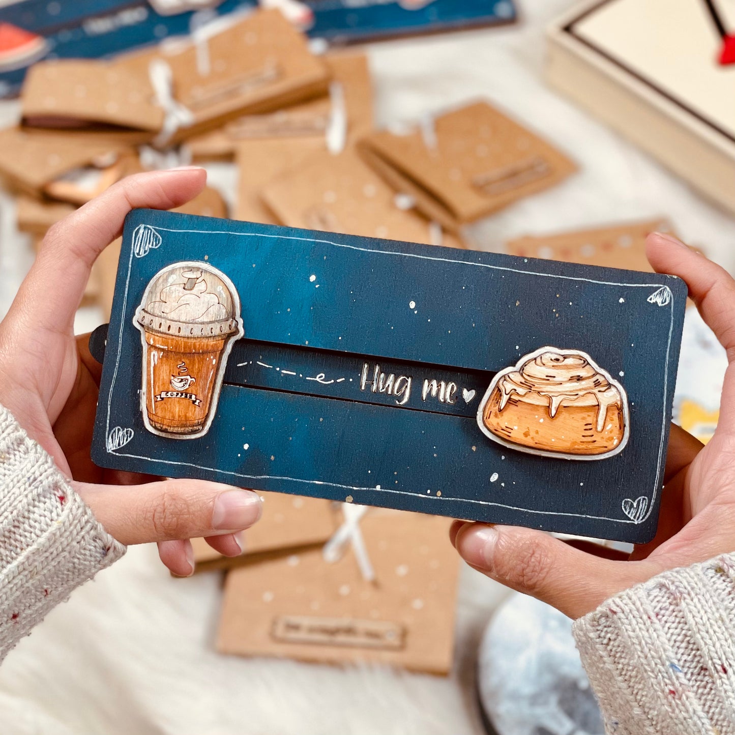 "Coffee & Cinnamon roll" Swipe card
