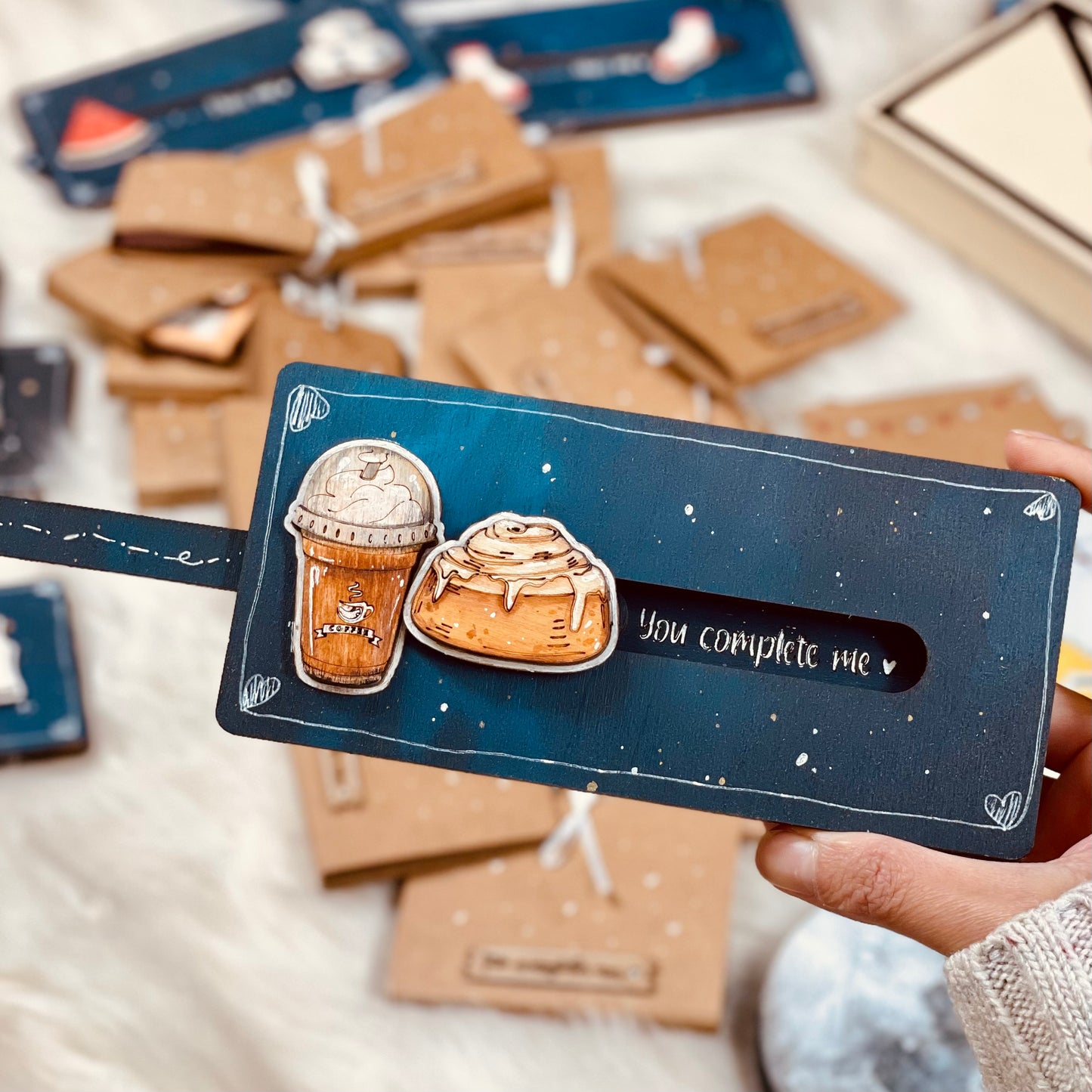 "Coffee & Cinnamon roll" Swipe card