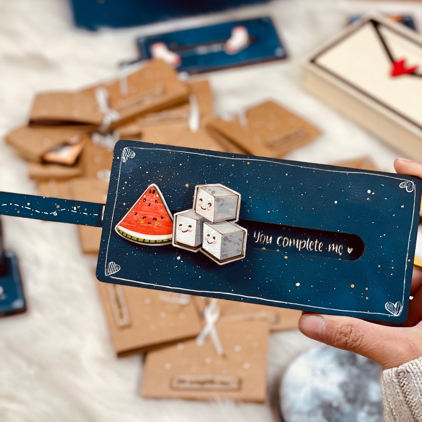 "Watermelon & Cheese" Swipe card