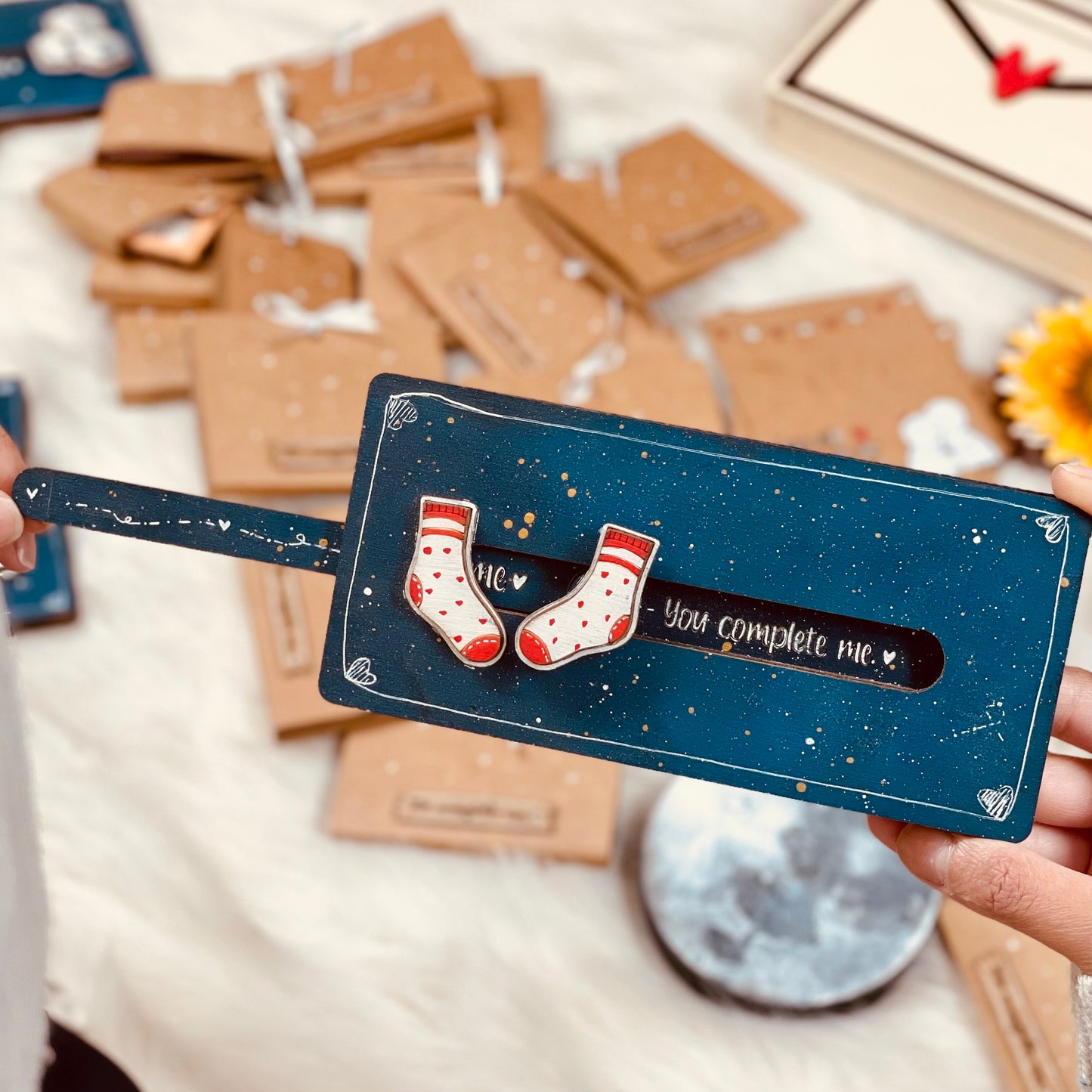 "Polka dots Socks" Swipe card