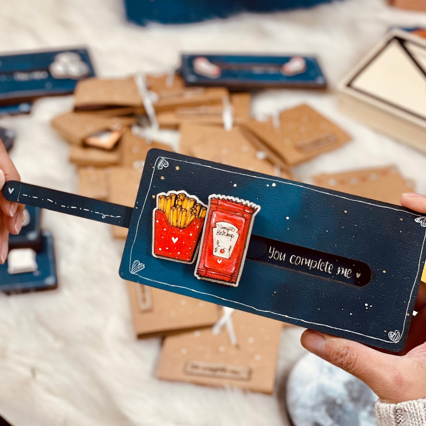 "Fries & Ketchup" Swipe card