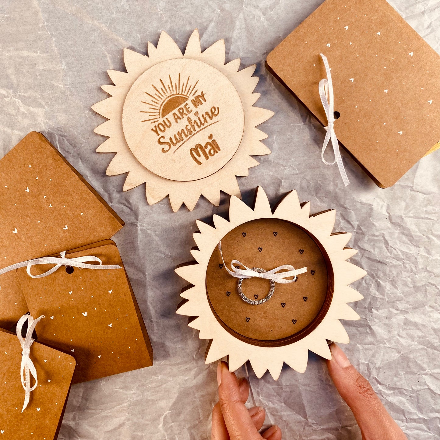 "Sunflower" Ring Box