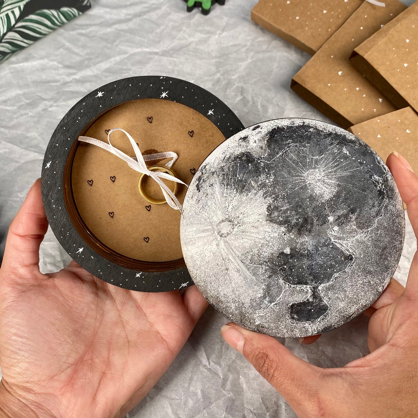 "Moon" Ring Box