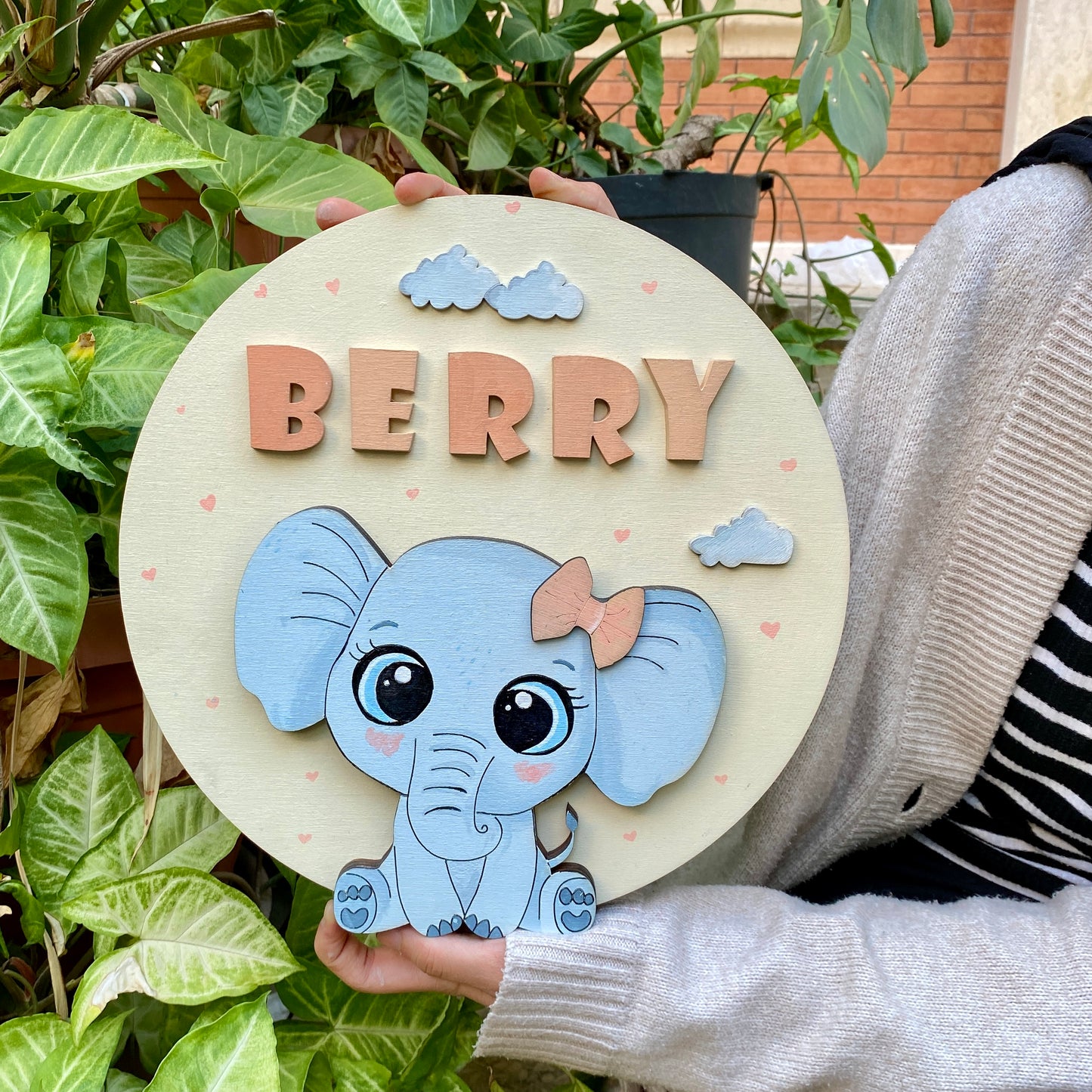 "Elephant Sketch" Signboard