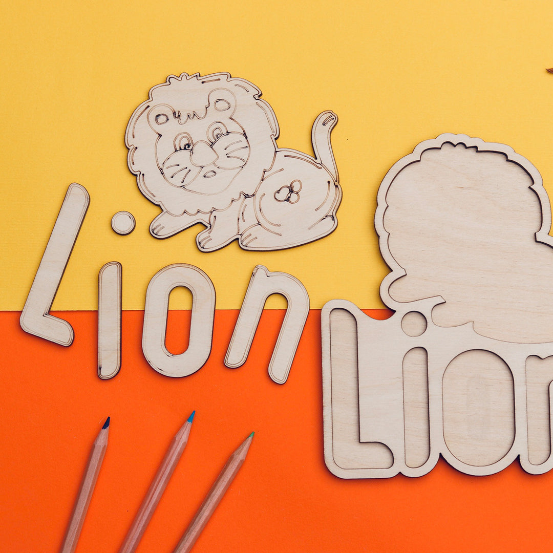 Letters puzzle for kids (L)