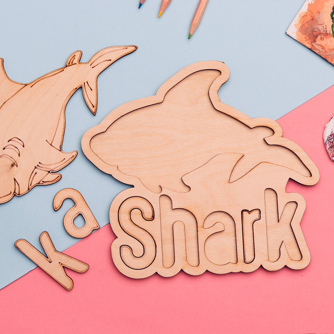 Letters puzzle for kids (S)