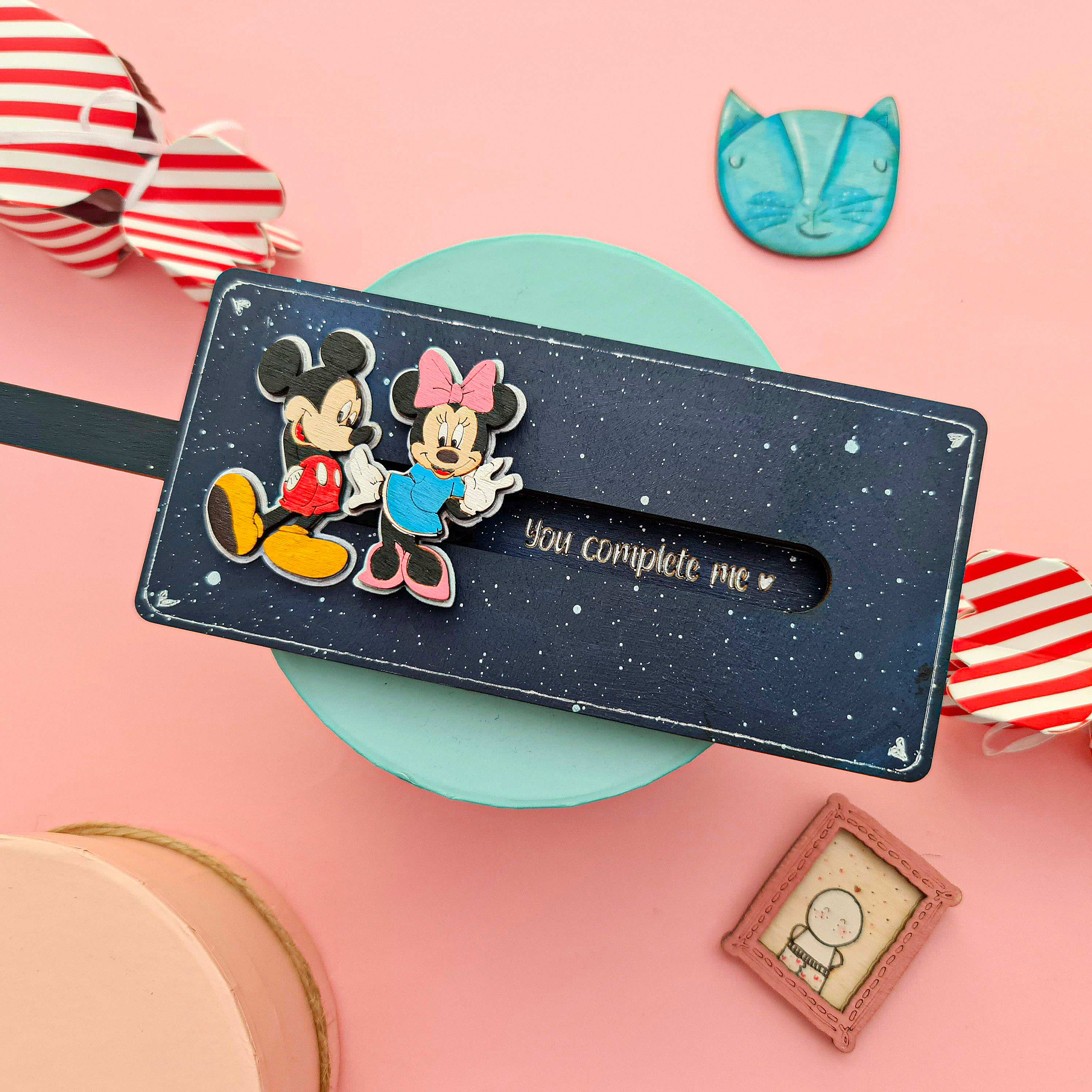"Mickey & Minnie Mouse" Swipe card