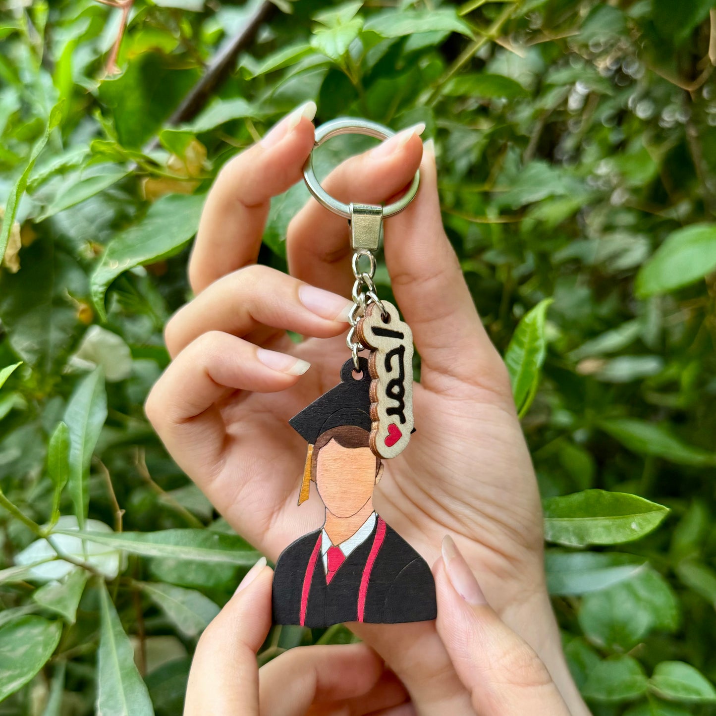 Man Gradation keychain