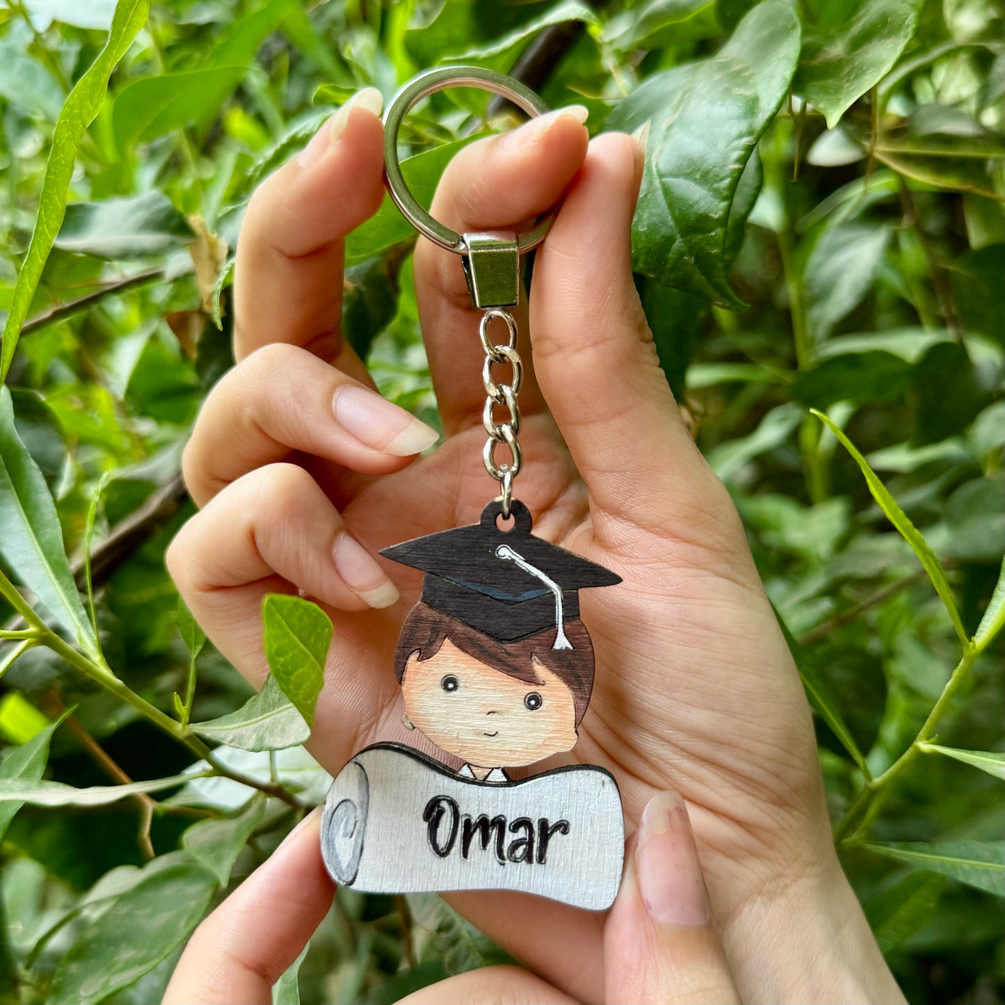 Boy Graduation Keychain