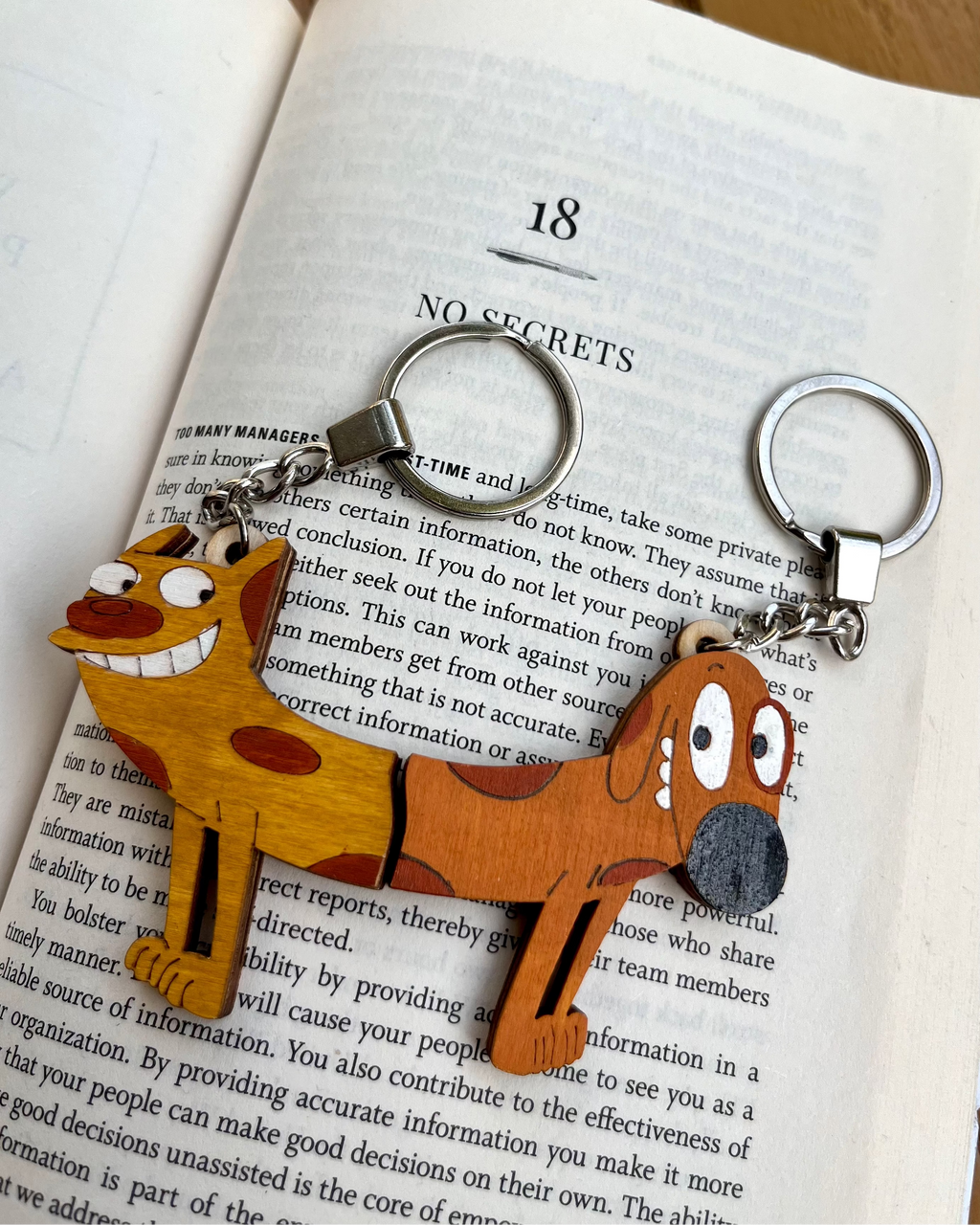 CatDog Keychains