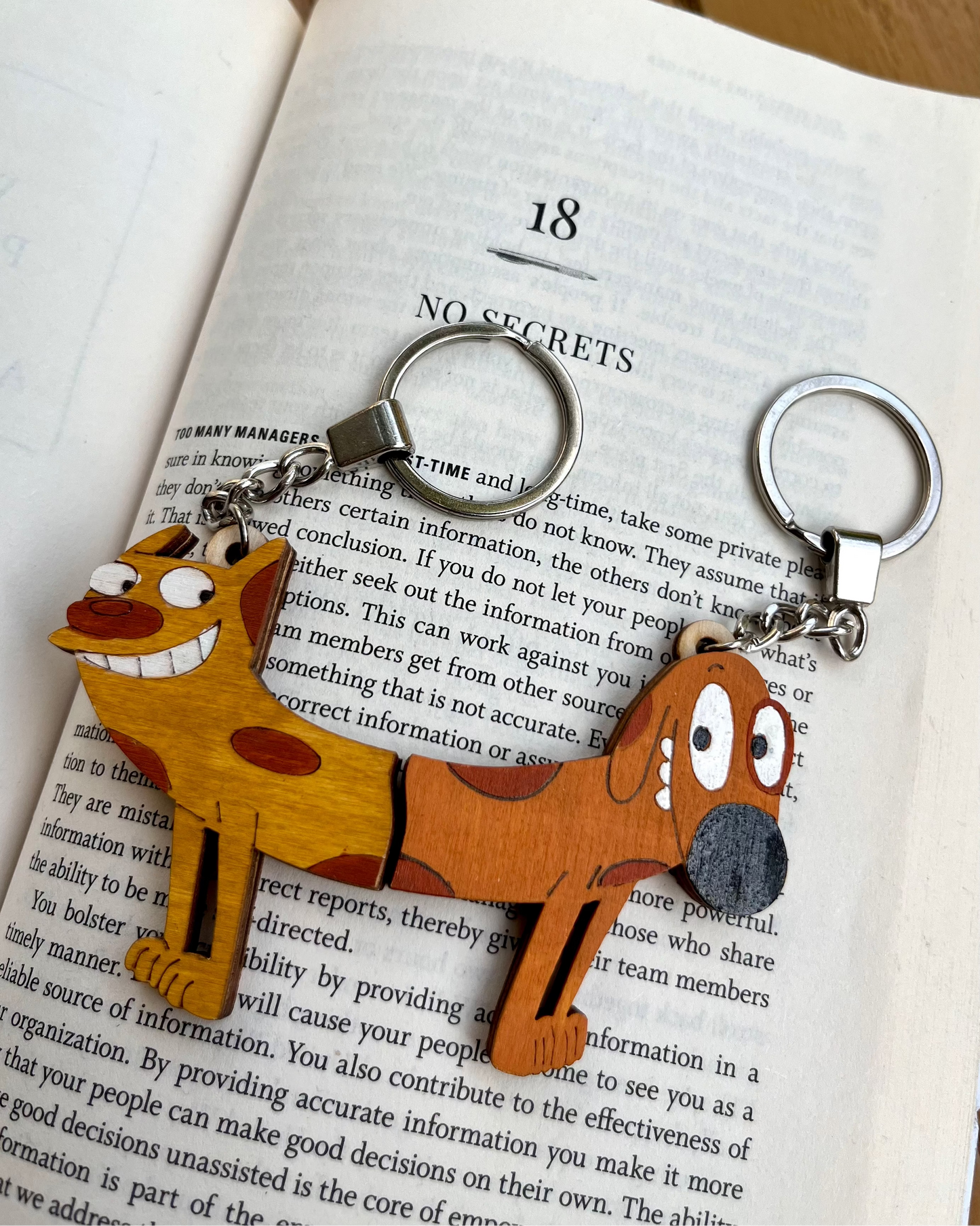 CatDog Keychains