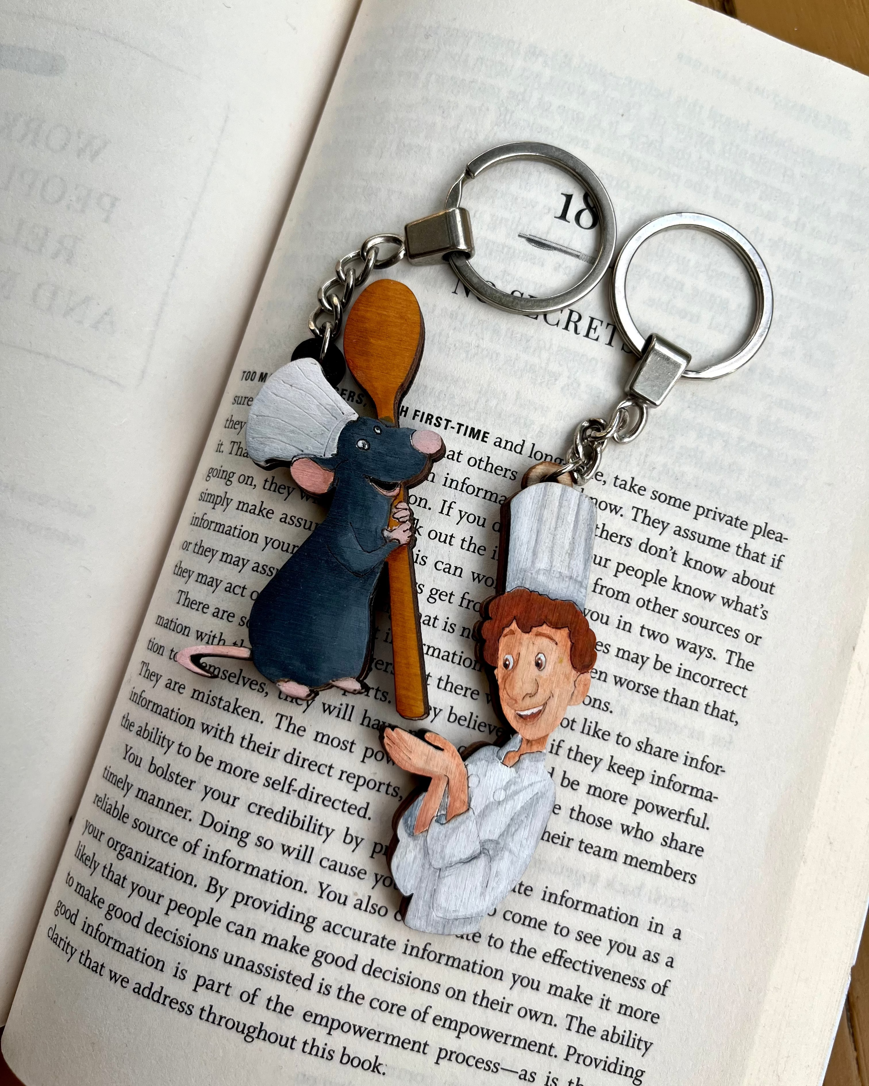 Ratatouille Keychains