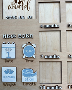 Baby Timeline Board