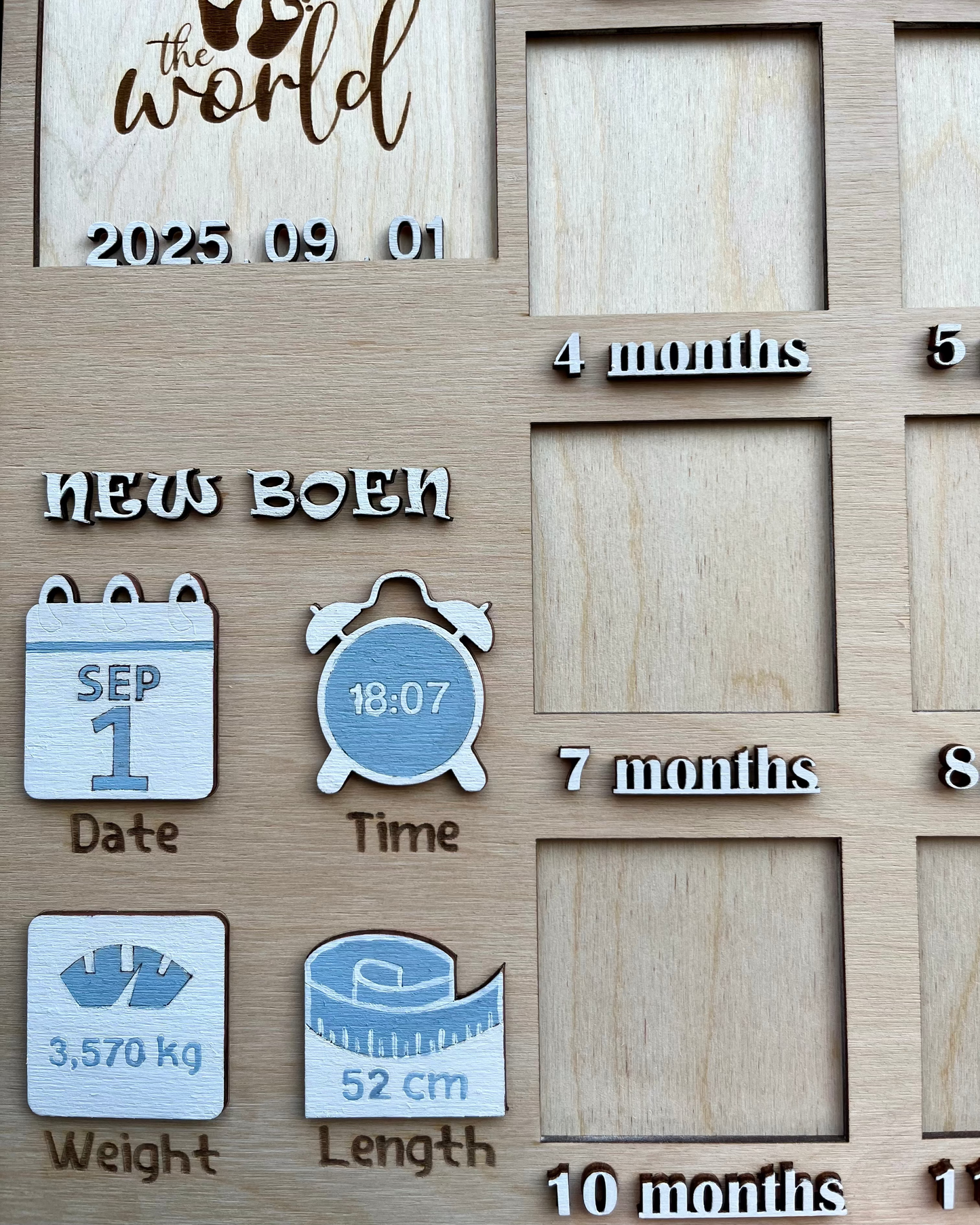 Baby Timeline Board