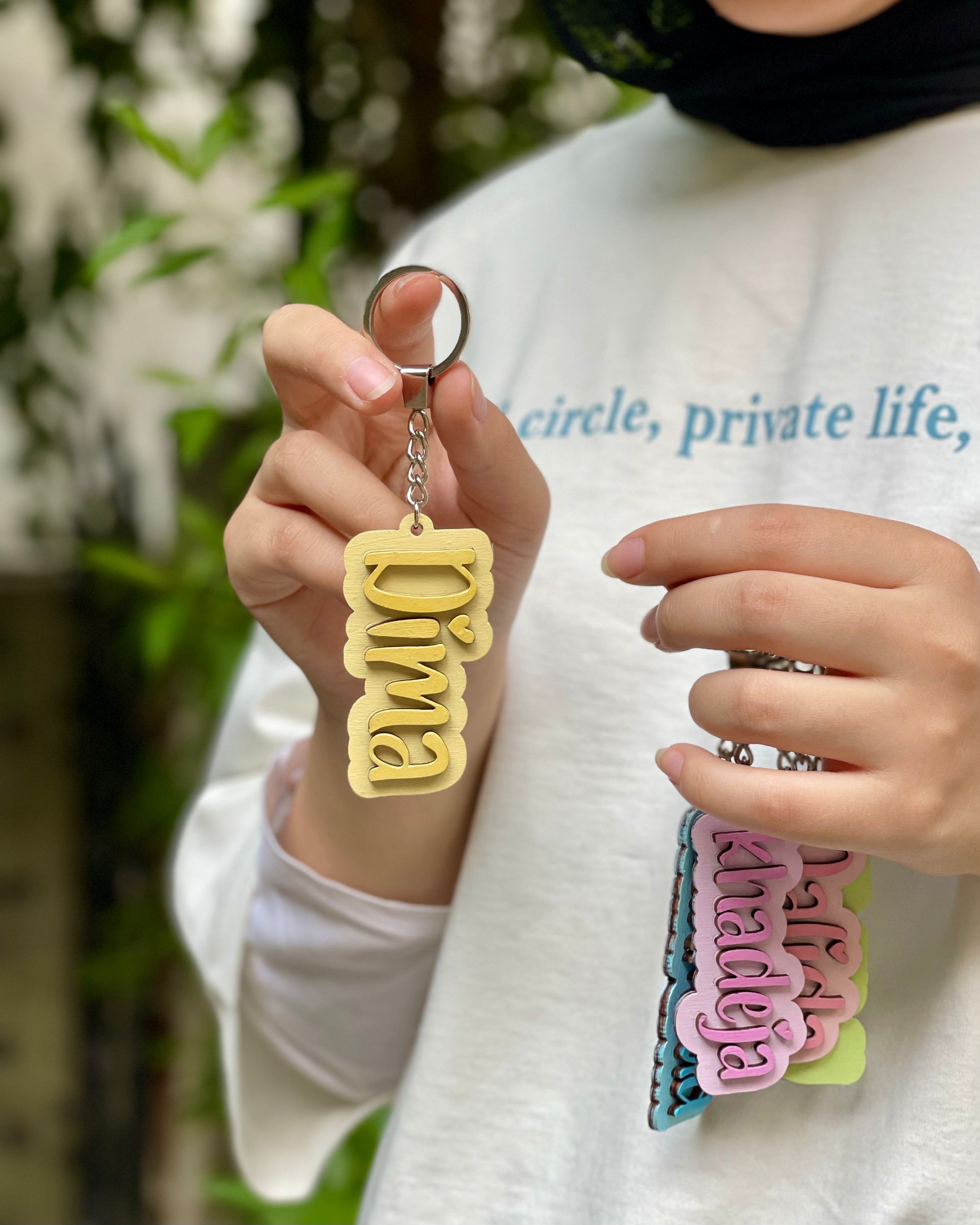 Bag Keychain Names