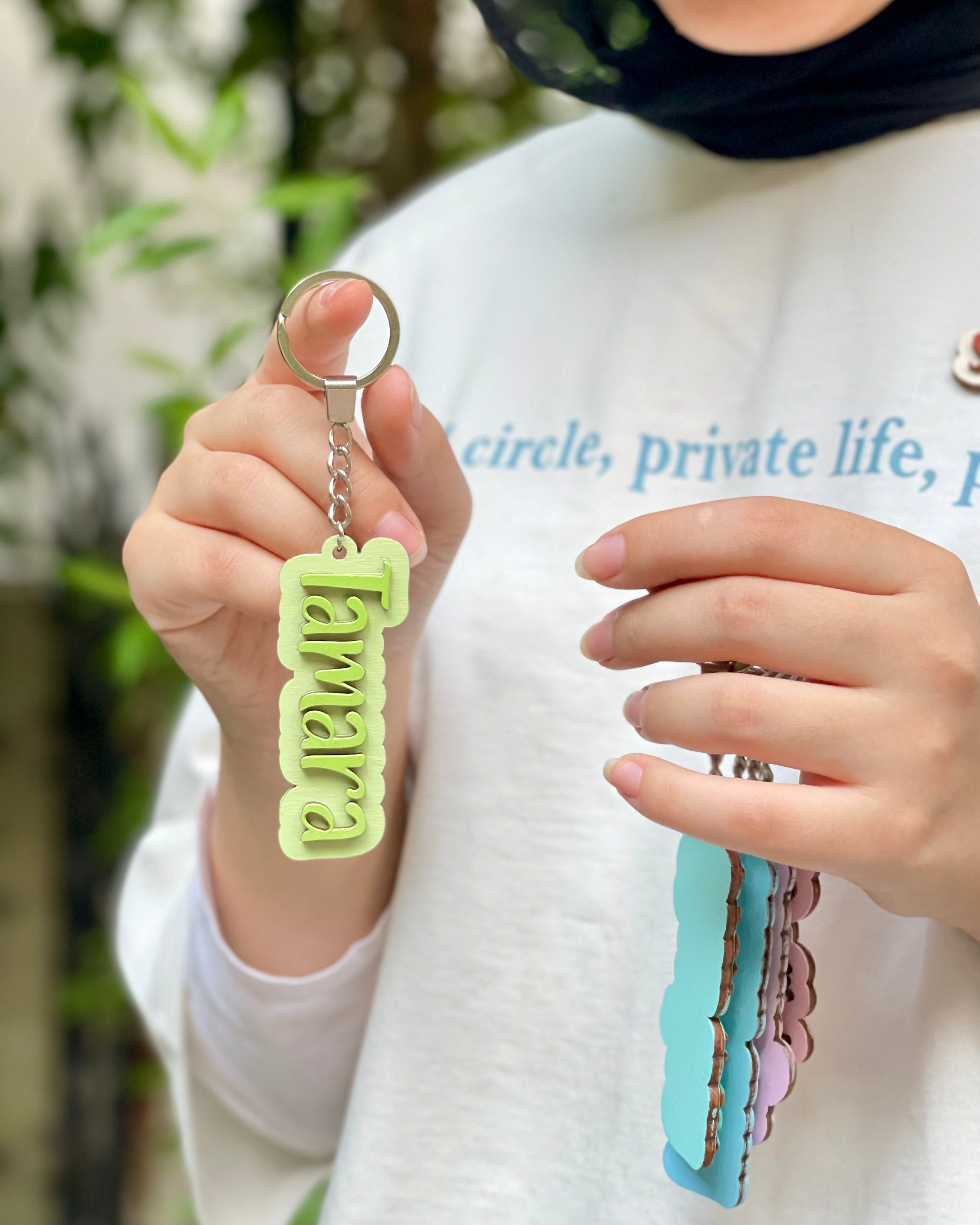 Bag Keychain Names