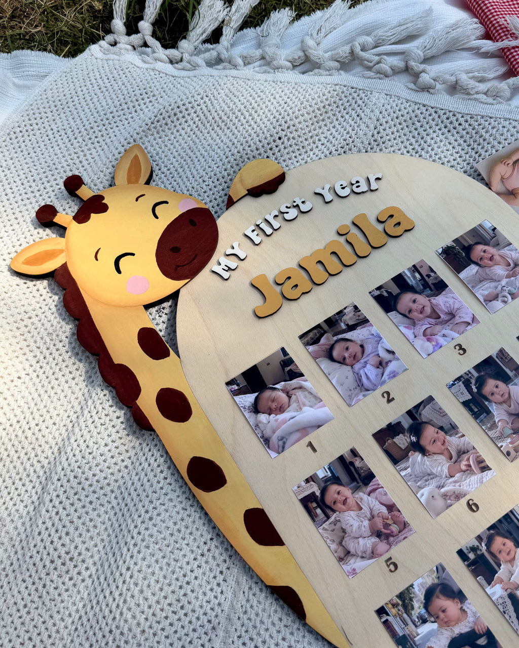 Giraffe Baby Board