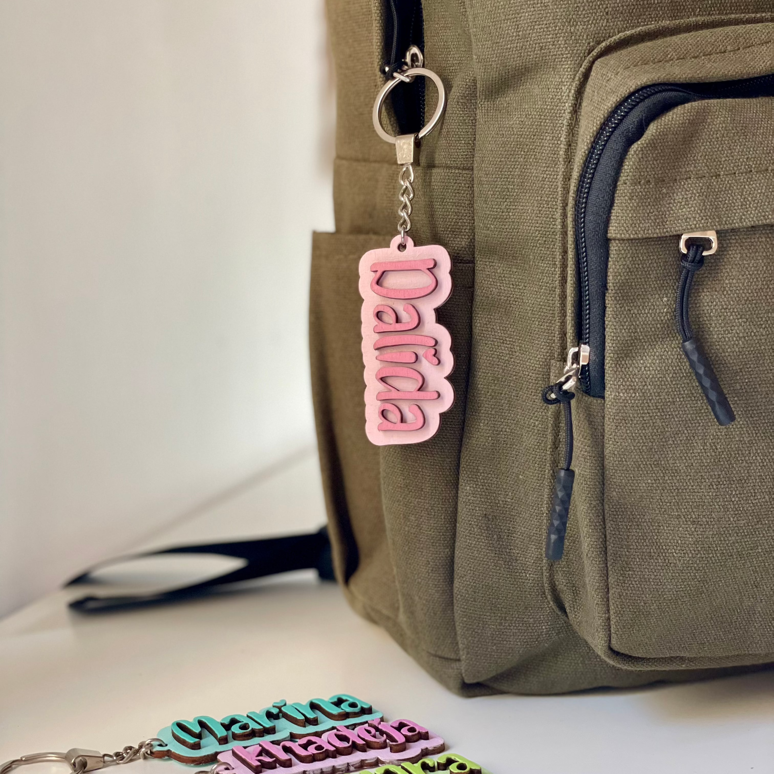 Bag Keychain Names