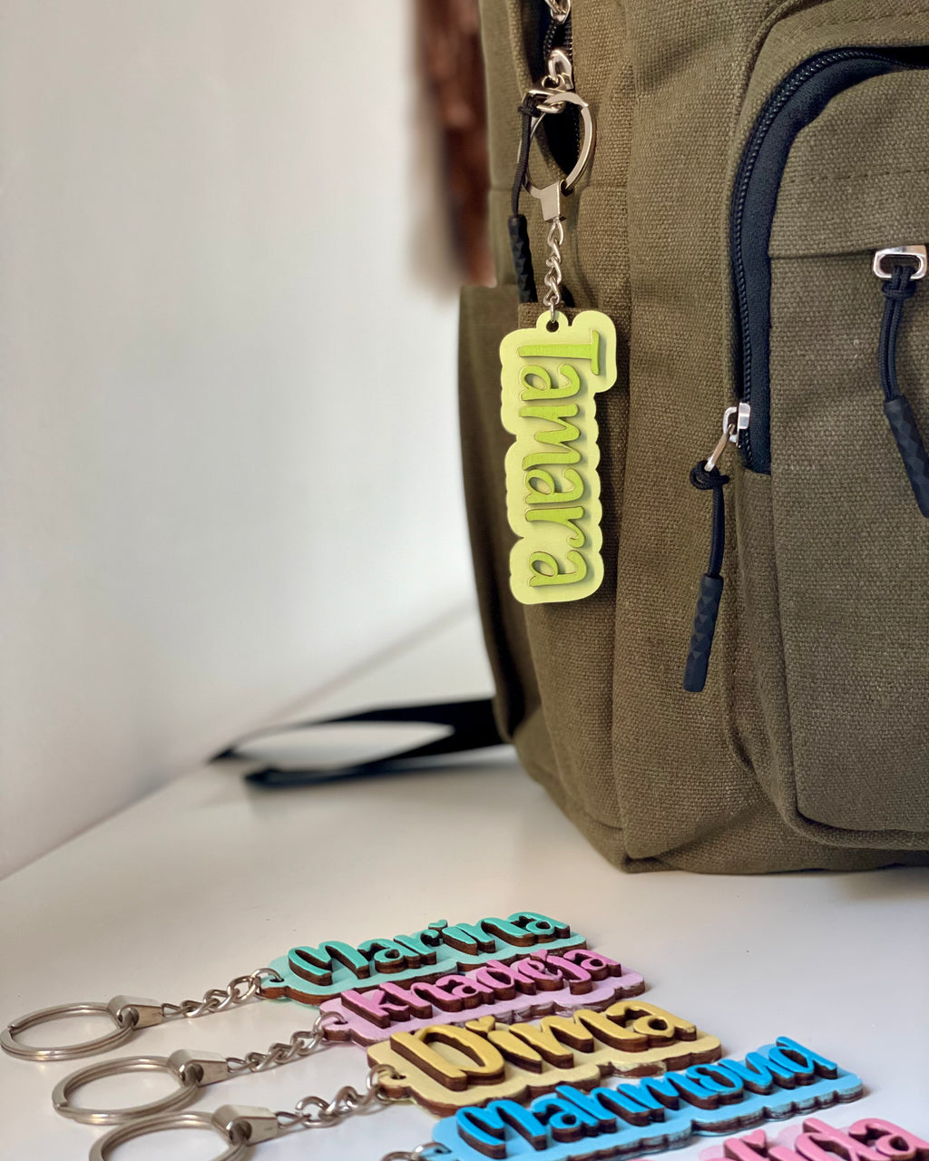 Bag Keychain Names