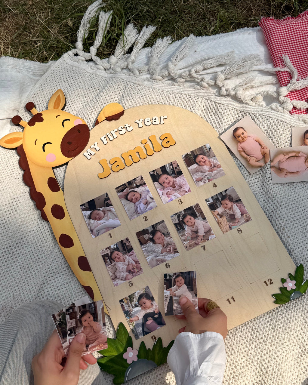 Giraffe Baby Board