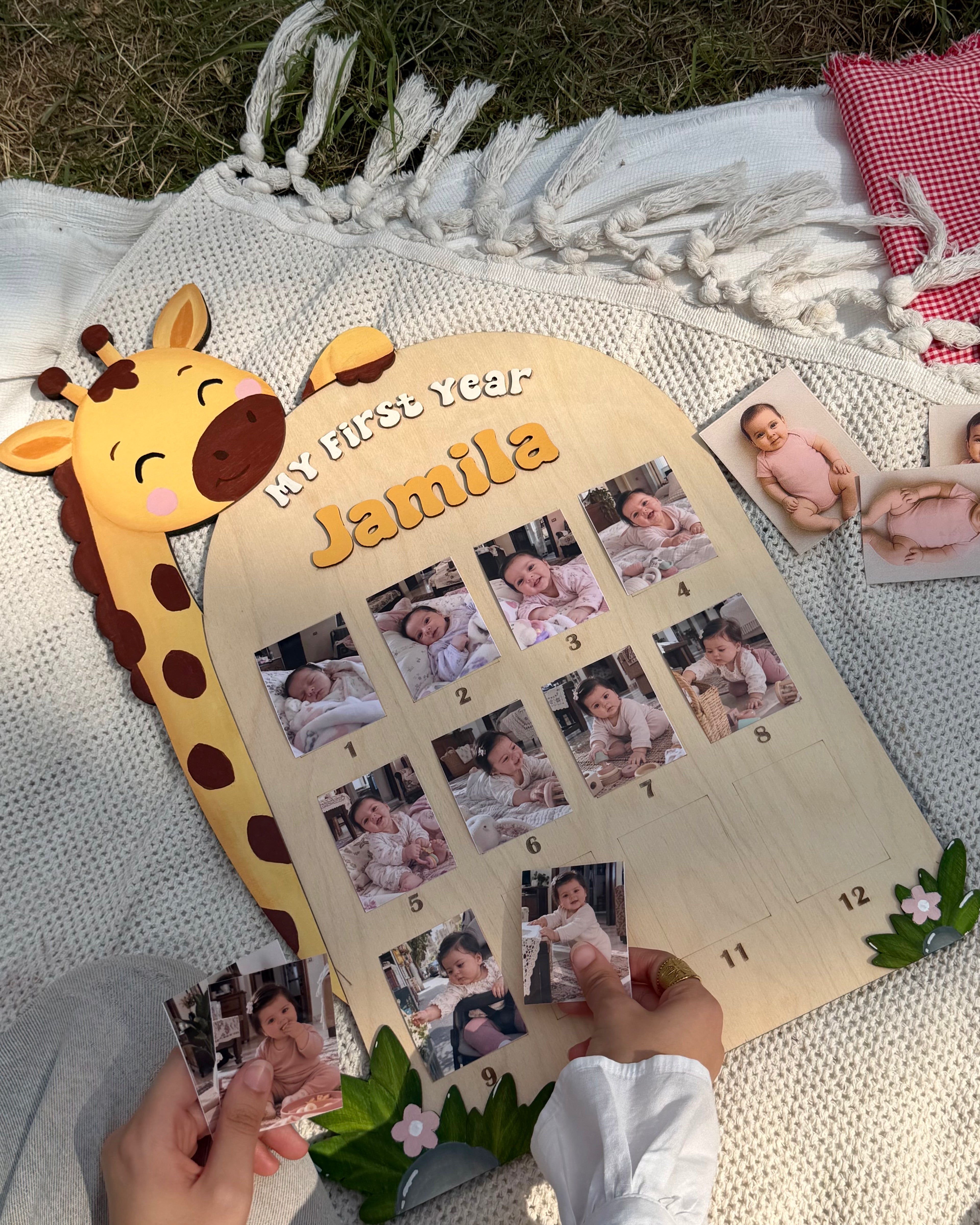 Giraffe Baby Board