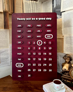 English Wooden Calendar