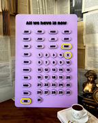 English Wooden Calendar