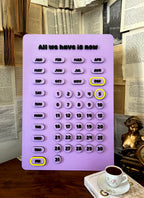 English Wooden Calendar
