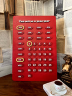 English Wooden Calendar