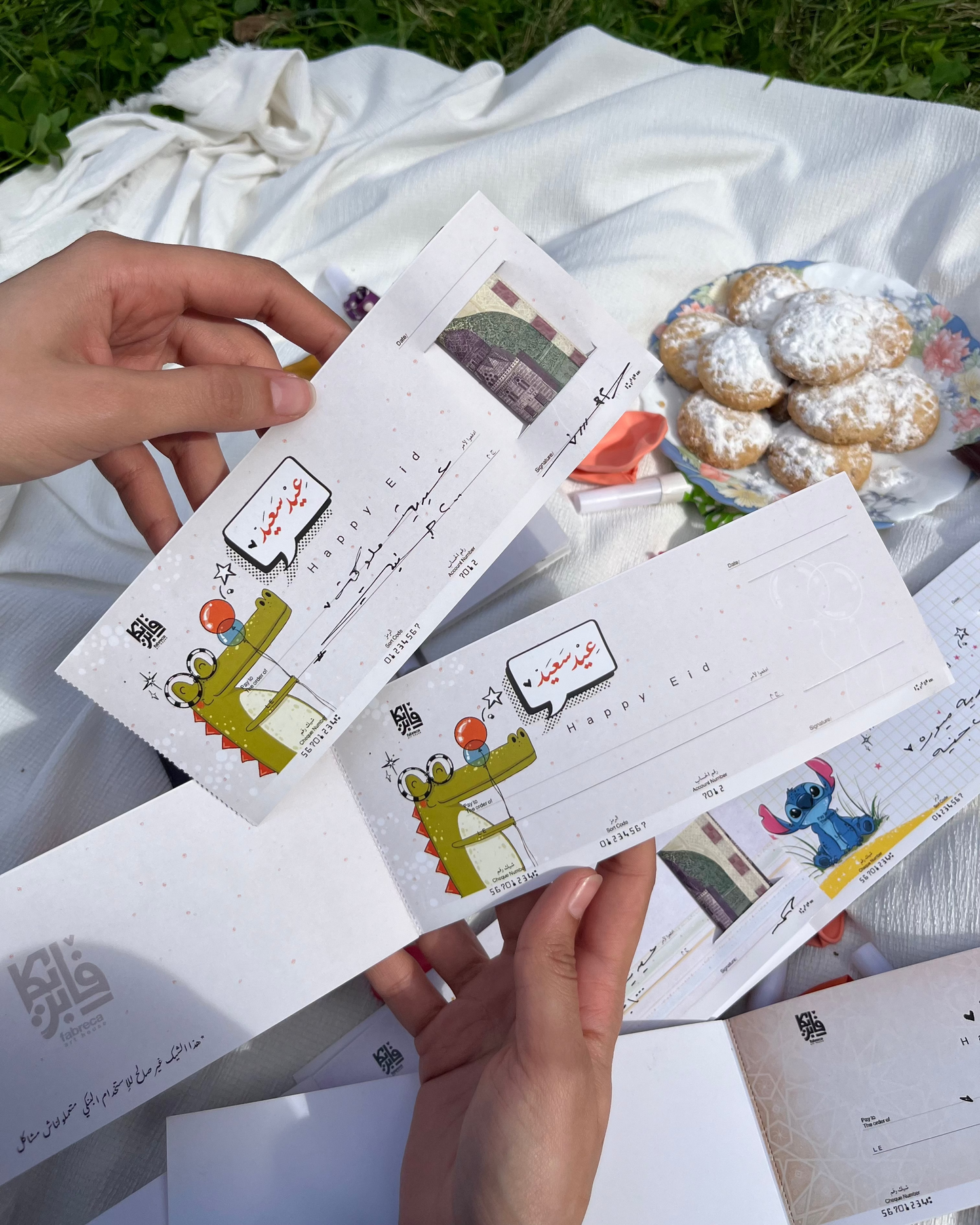 Crocodile Design Eidaya Cheque book