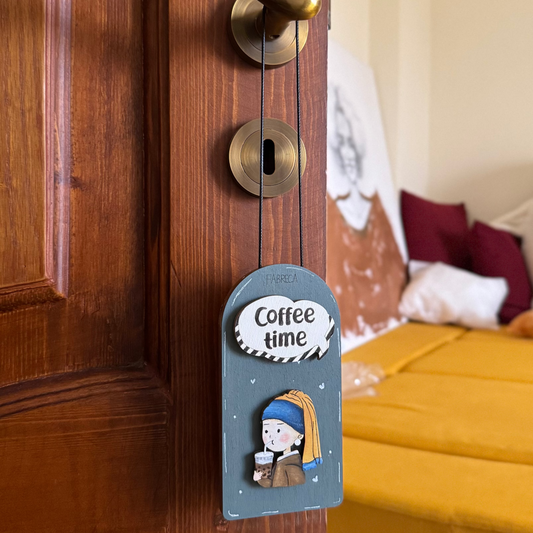 Door Hanger "Coffee time"