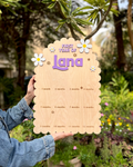 Flowery Baby Board