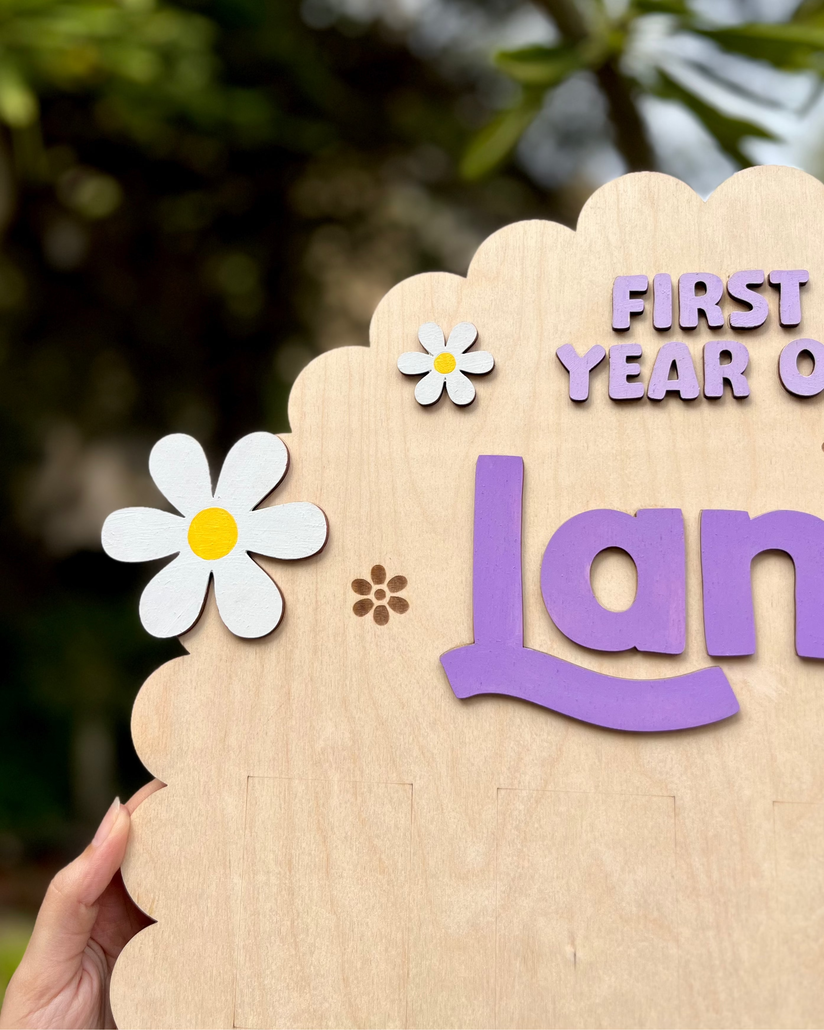 Flowery Baby Board