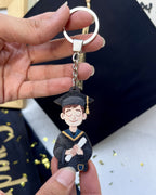 Graduation Keychain Character