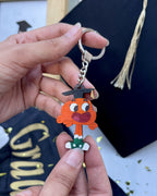Graduation Cartoon Keychain