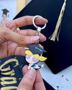 Graduation Cartoon Keychain