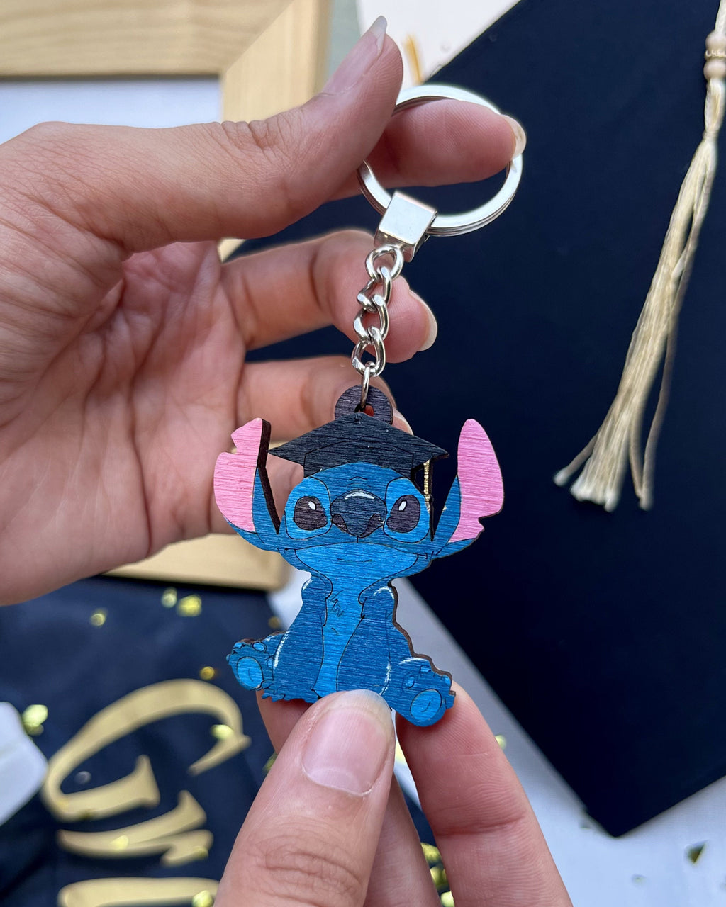 Graduation Cartoon Keychain